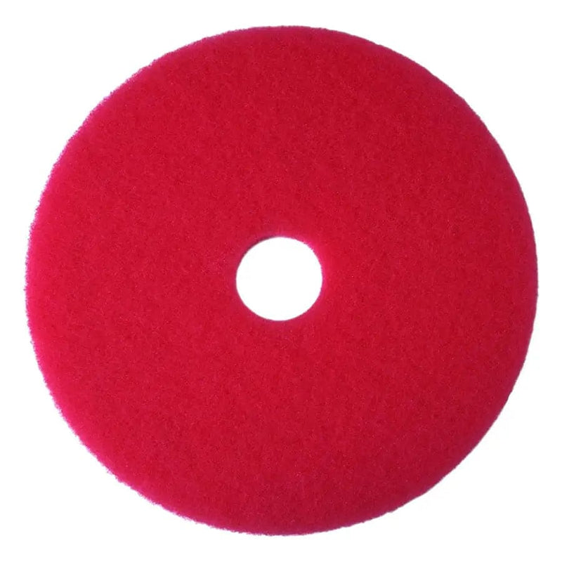 Glomesh 16" Red Floor Pad - Philip Moore Cleaning Supplies Christchurch