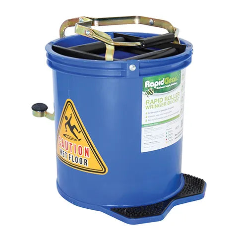 Rapidclean 16L Wringer Bucket Blue - Philip Moore Cleaning Supplies Christchurch