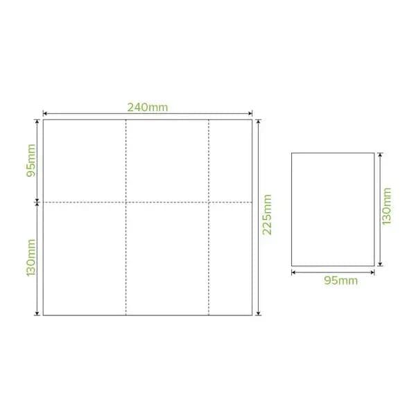 BioPak 1 Ply D-Fold Compact BioDispenser Napkin - Natural - Carton - Philip Moore Cleaning Supplies Christchurch