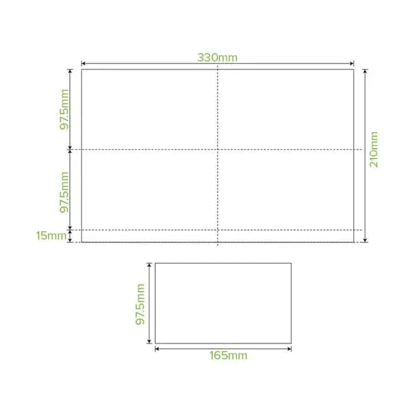 BioPak 1 Ply Single Saver BioDispenser Napkin - Natural - Carton - Philip Moore Cleaning Supplies Christchurch