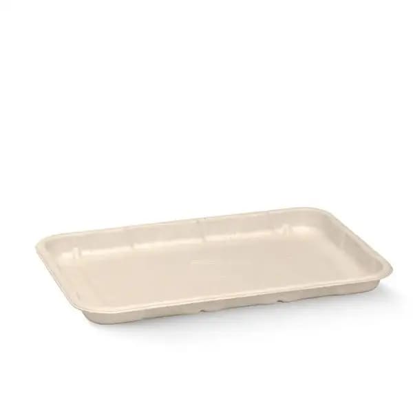 BioPak 21x14x2cm / 8x5" BioCane Produce Tray - 125 Trays - Philip Moore Cleaning Supplies Christchurch