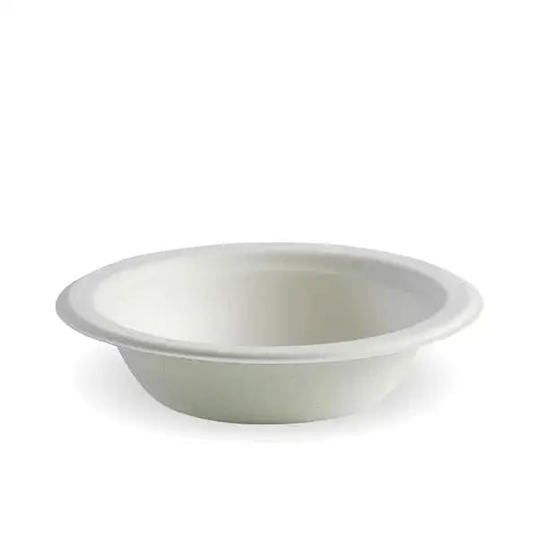 BioPak 470ml / 16oz White BioCane Bowl - 125 Bowls - Philip Moore Cleaning Supplies Christchurch