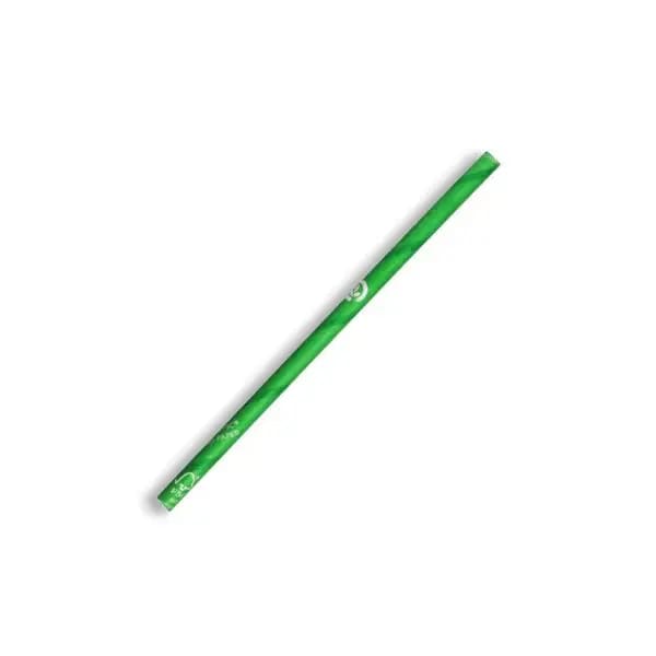 BioPak Green BioStraw - 6mmx197mm Reg - 250 Straws -