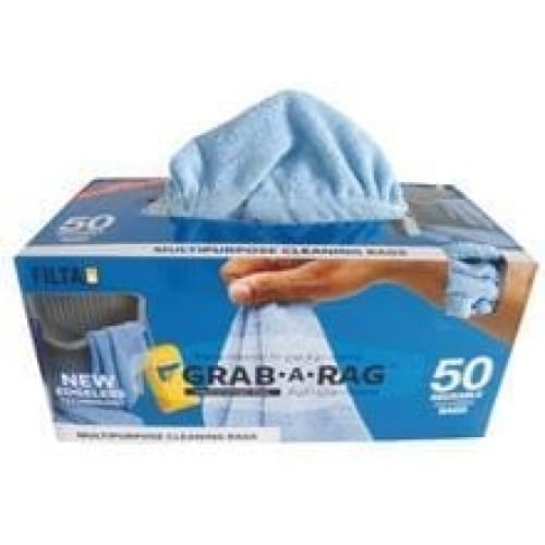 Grab A Rag 50 pack (Blue) - Philip Moore Cleaning Supplies Christchurch