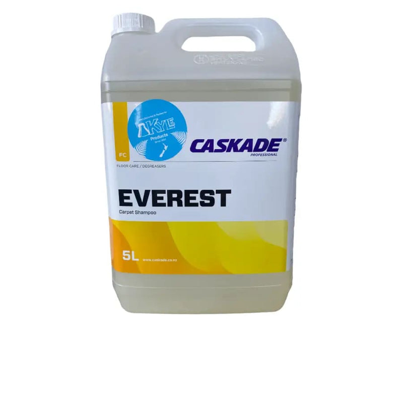 Kyle/Caskade Products Everest Liquid Carpet Shampoo 5L - Philip Moore Cleaning Supplies Christchurch