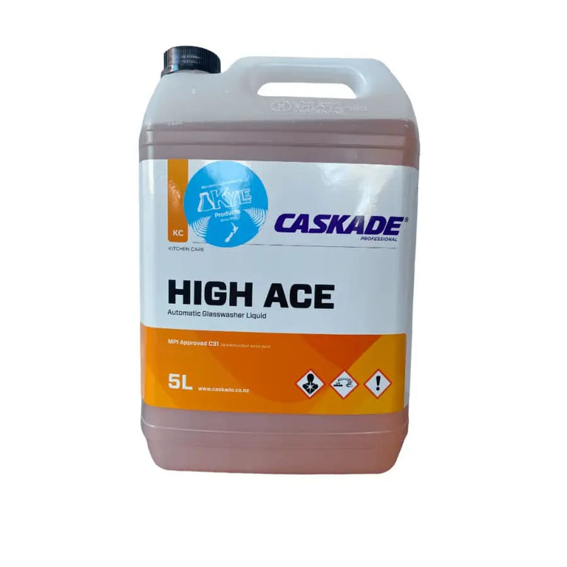 Kyle/Caskade Products High Ace Auto Glass Wash 5L - Philip Moore Cleaning Supplies Christchurch