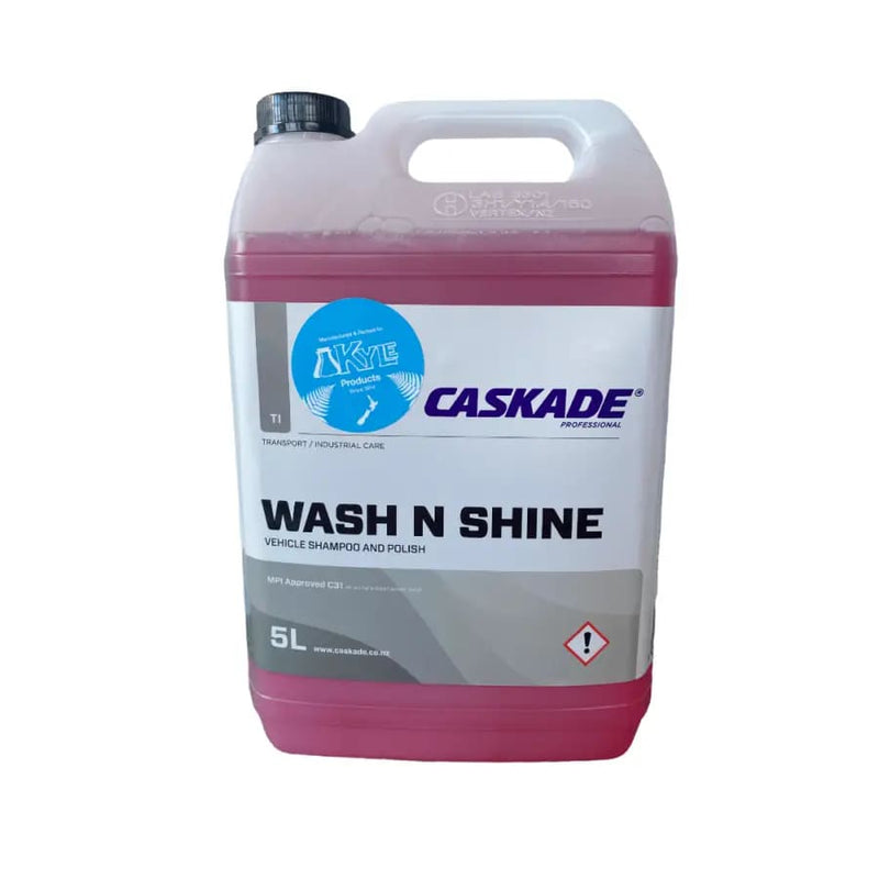 Kyle/Caskade Products Wash N Shine Vehicle Cleaner 5L - Philip Moore Cleaning Supplies Christchurch