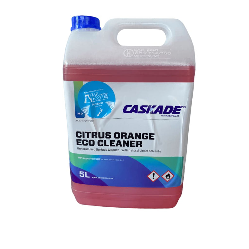 Kyle/Caskade Products Citrus Orange Eco Cleaner 5L - Philip Moore Cleaning Supplies Christchurch