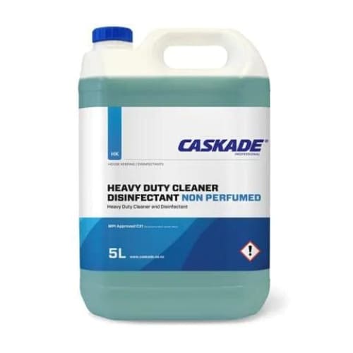 Kyle/Caskade Products Heavy Duty Cleaner Disinfectant Non Perfumed 5L - Philip Moore Cleaning Supplies Christchurch