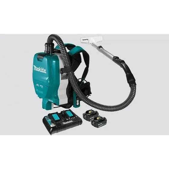 MAKITA DVC261 BACKPACK - 2 Batteries - Philip Moore Cleaning Supplies Christchurch