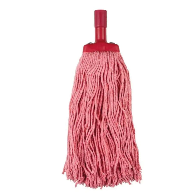 400G Red Janitor Mop Head - Philip Moore Cleaning Supplies Christchurch