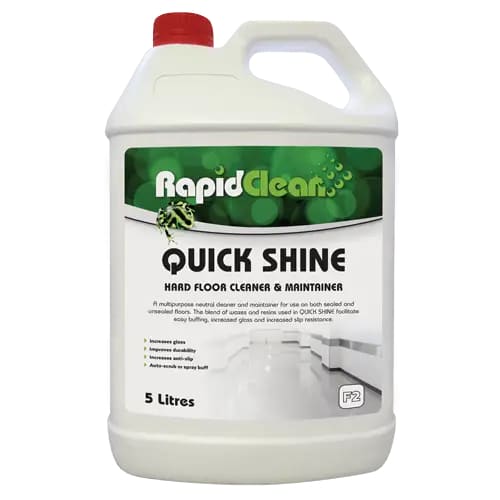 RapidClean Quick Shine Floor Finish 5L - Philip Moore Cleaning Supplies Christchurch