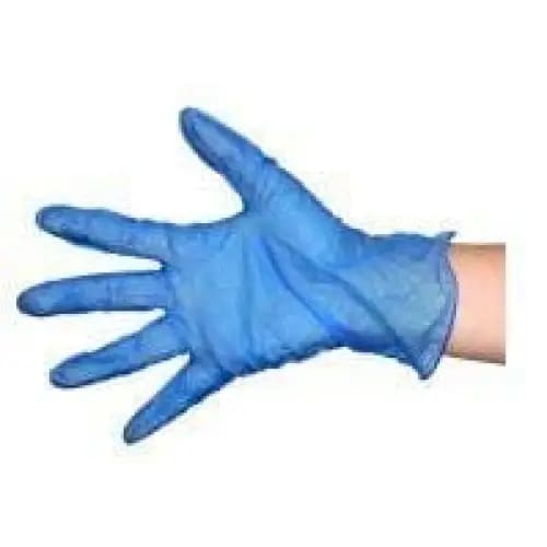 Safeplus Vinyl Gloves Blue powder free 100 pack Large - Philip Moore Cleaning Supplies Christchurch