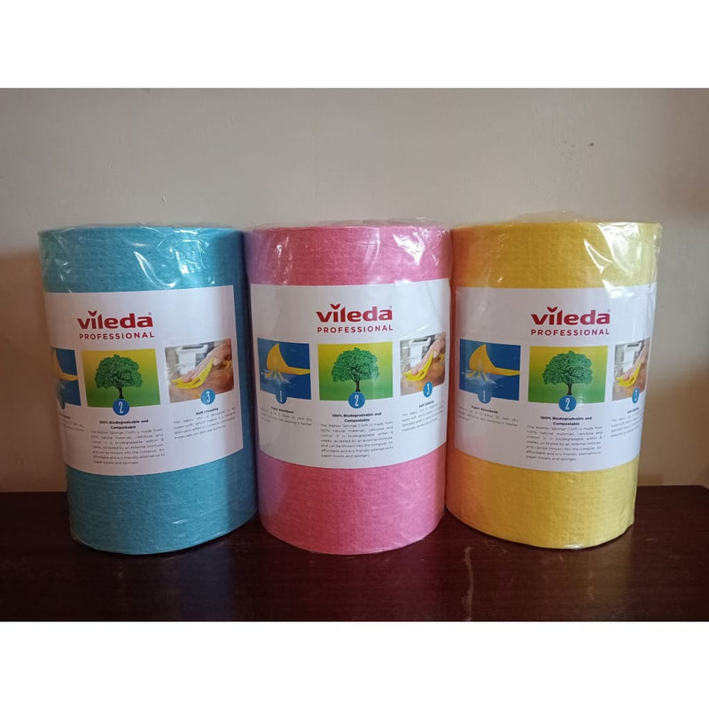 Vileda Wettex Roll - Yellow 10M - Cleaning Cloth