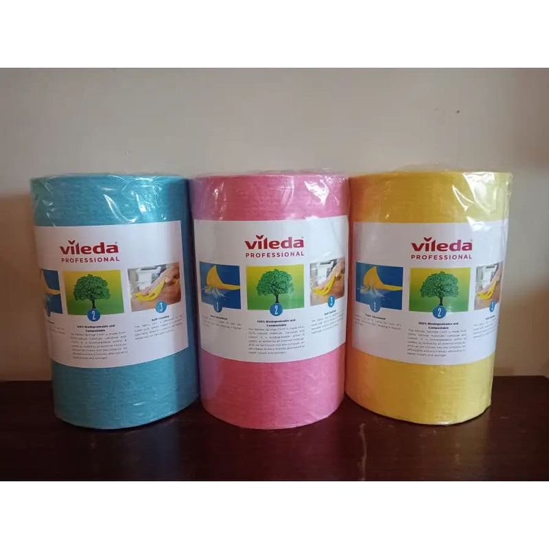 Vileda Wettex Roll - Yellow 10M - Cleaning Cloth