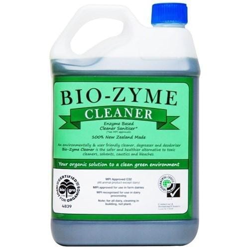 Bio-Zyme Green Cleaner/Sanitiser 5L - Philip Moore Cleaning Supplies Christchurch