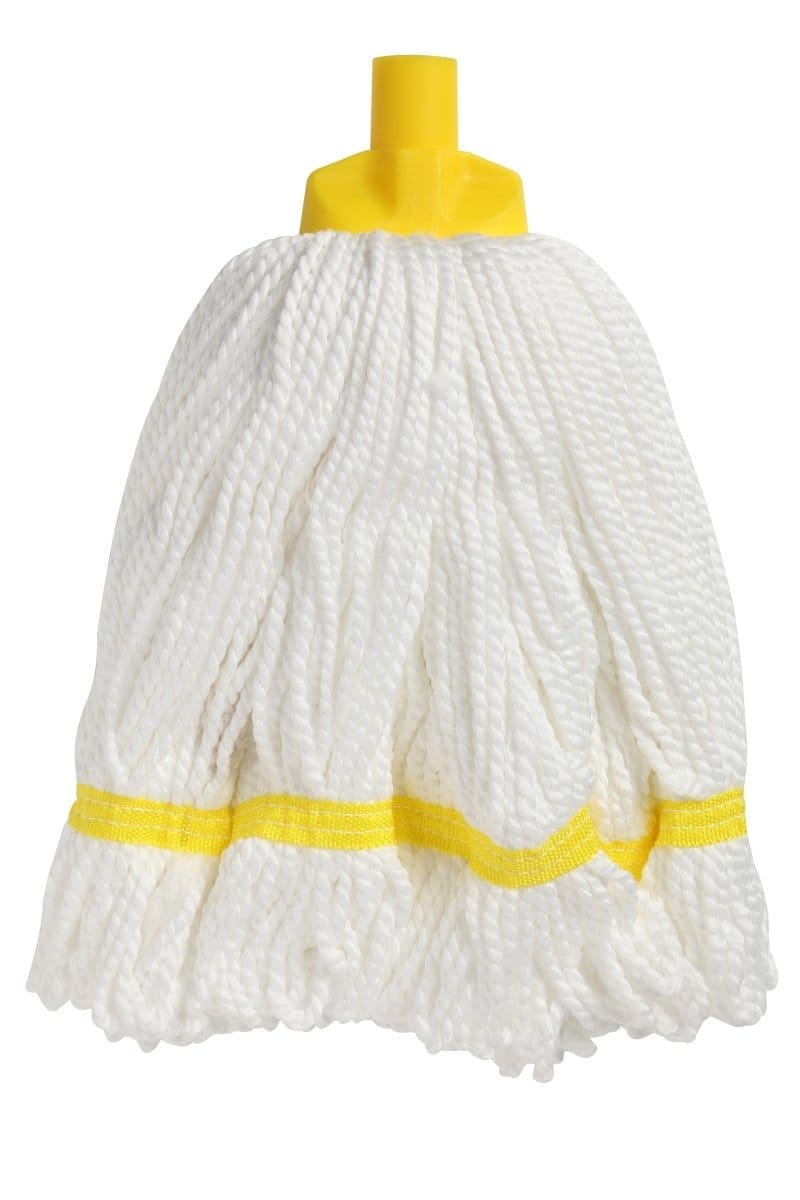 Edco Microfibre Round Mop Head – Yellow - Philip Moore Cleaning Supplies Christchurch