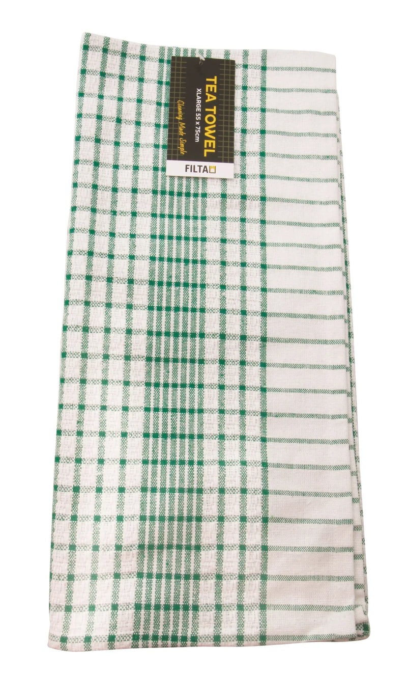Filta Cotton Tea Towel - Green