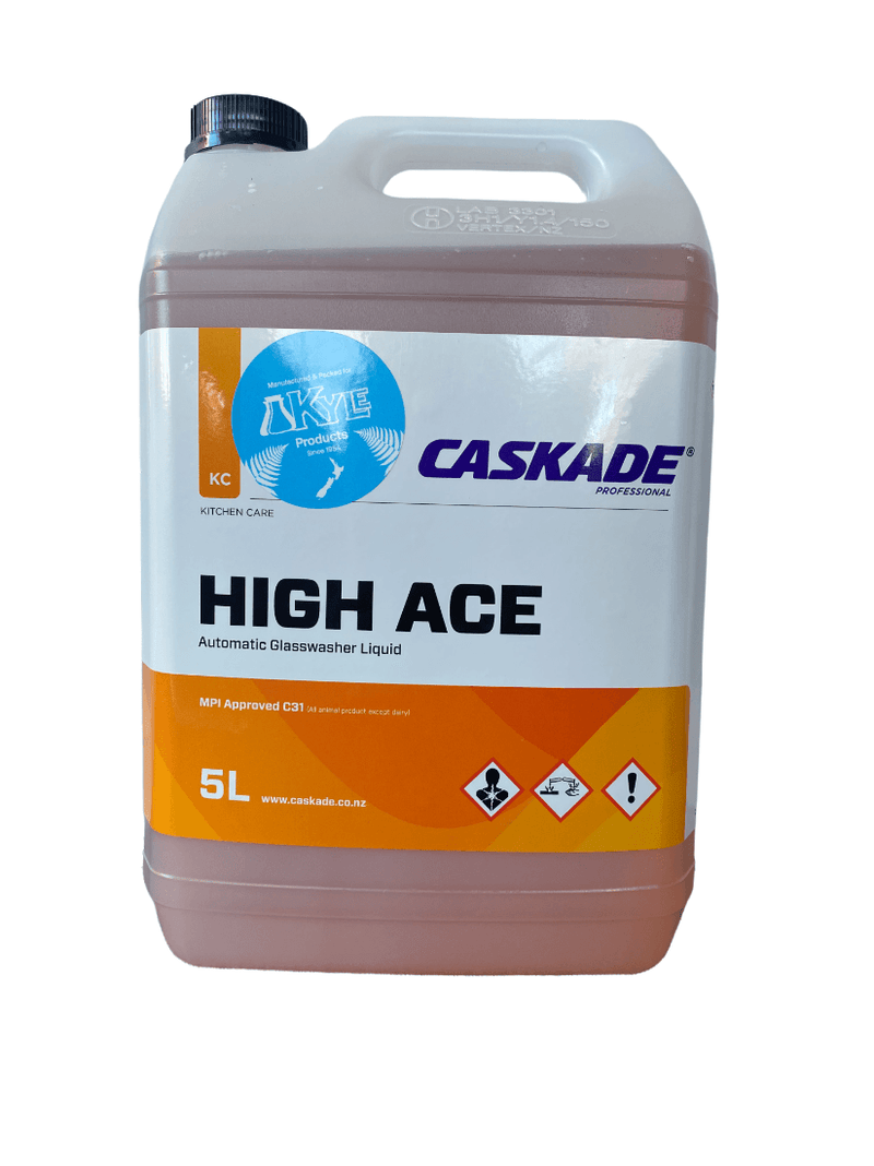 Kyle/Caskade Products High Ace Auto Glass Wash 5L - Philip Moore Cleaning Supplies Christchurch