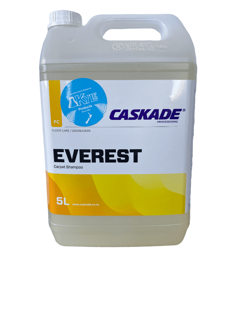 Kyle/Caskade Products Everest Liquid Carpet Shampoo 5L - Philip Moore Cleaning Supplies Christchurch