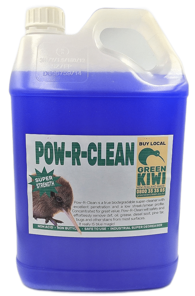 Green Kiwi Pow R Clean 5L - Philip Moore Cleaning Supplies Christchurch