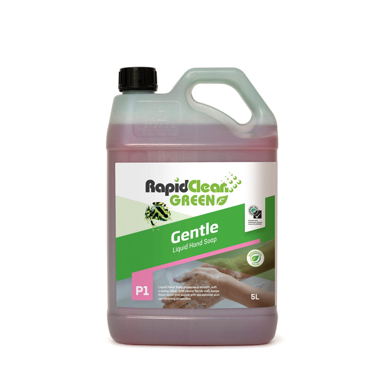 RapidClean Green Gentle Hand Soap - Pink 5L - Philip Moore Cleaning Supplies Christchurch