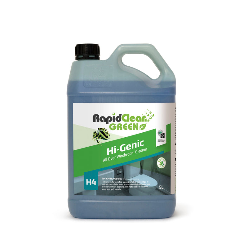 RapidClean Green Hi Genic - 5L - Philip Moore Cleaning Supplies Christchurch