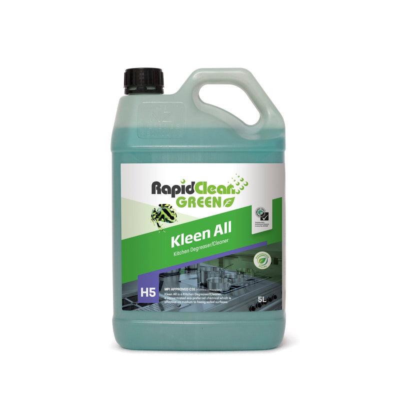 RapidClean Green Kleen All - 5L - Philip Moore Cleaning Supplies Christchurch