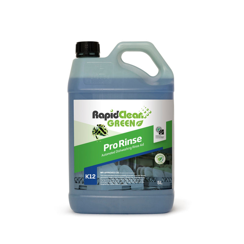RapidClean Green Pro Rinse - 5L - Philip Moore Cleaning Supplies Christchurch