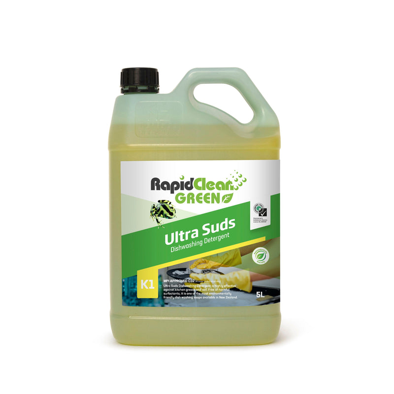 RapidClean Green Ultra Suds - 5L - Philip Moore Cleaning Supplies Christchurch