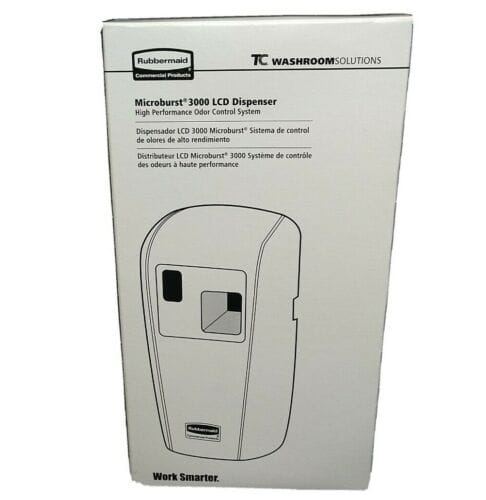 Rubbermaid Commercial Microburst Odour Control System 3000 LCD, White - Philip Moore Cleaning Supplies Christchurch