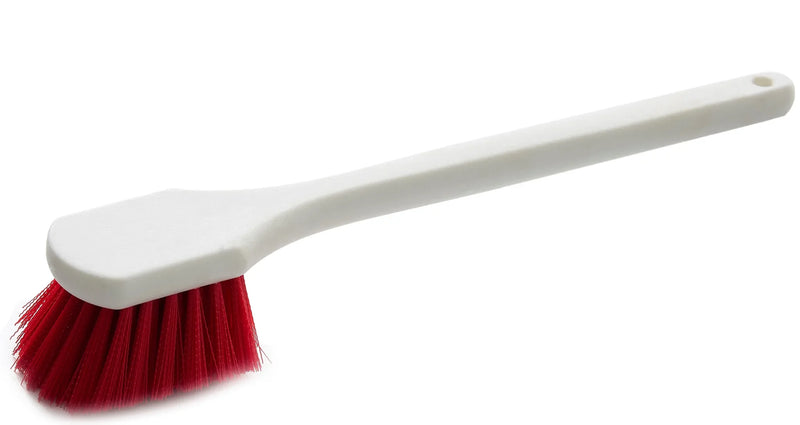 TRUST GONG Cleaning Brush Long Handle - RED - Philip Moore Cleaning Supplies Christchurch